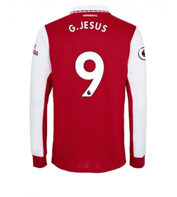 Arsenal Gabriel Jesus #9 Hjemmedrakt 2022-23 Langermet